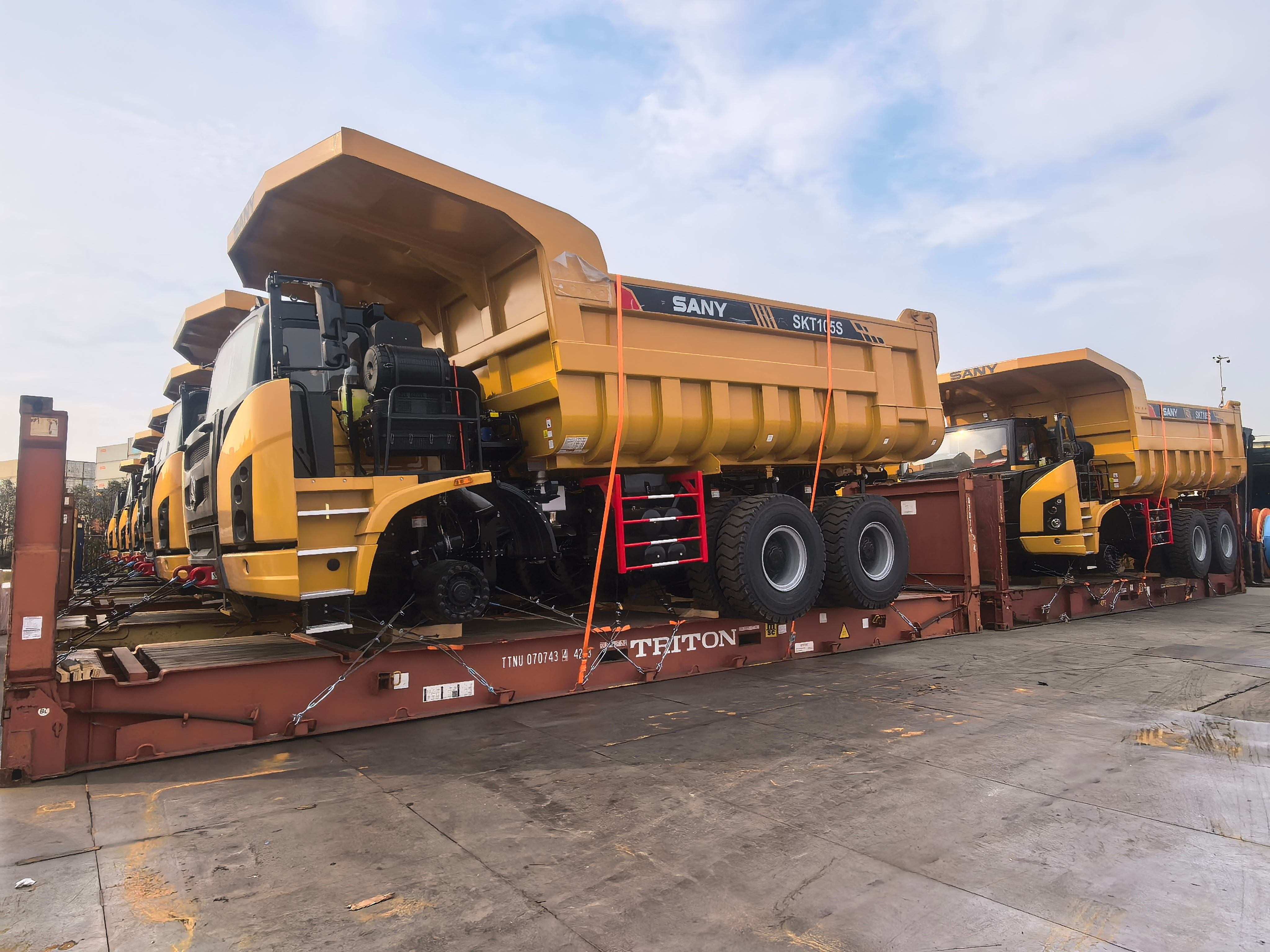 宽体自卸车装箱I